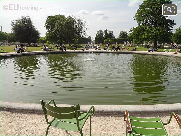 Vivier Sud water feature, Jardin des Tuileries
