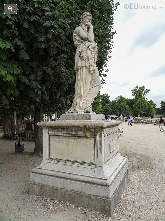 Bassin Octogonal Veturie statue, Jardin des Tuileries