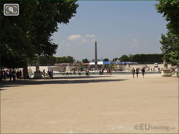 Allee Centrale Jardin des Tuileries looking NW