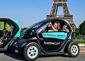 Paris Twiztour electric cars