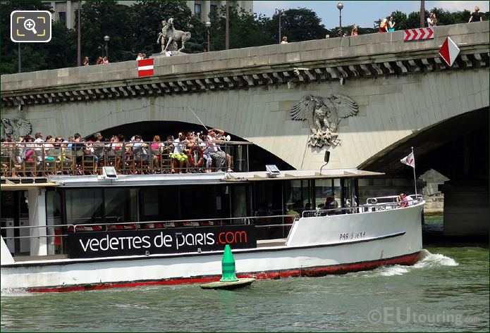 Paris Iena boat of Vedettes de Paris fleet