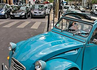 Vintage 2CV Tours Paris