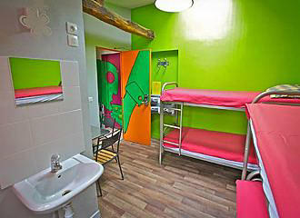 Woodstock Hostel Dorm Room