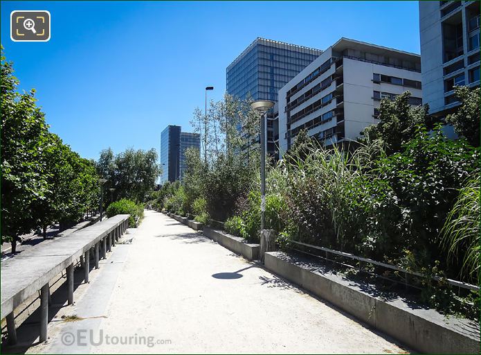 Allee Arthur Rimbaud promenade Paris