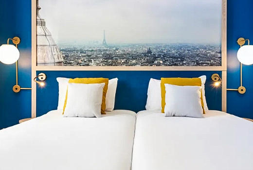 Aparthotel Adagio Porte de Versailles apartment twin beds