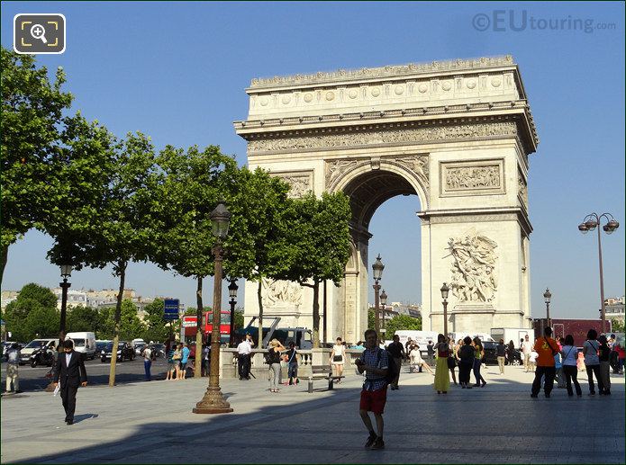 Arc de Triomphe commissioned by Napoleon