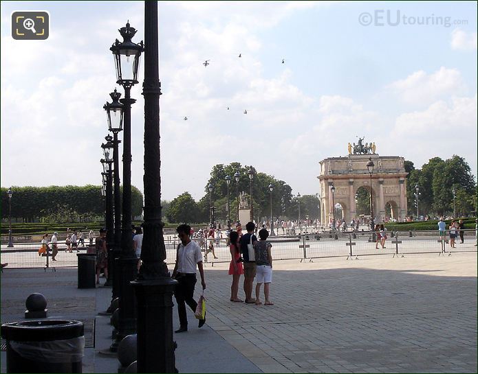 Arc de Triomphe du Carrousel and Bastille Day flyover