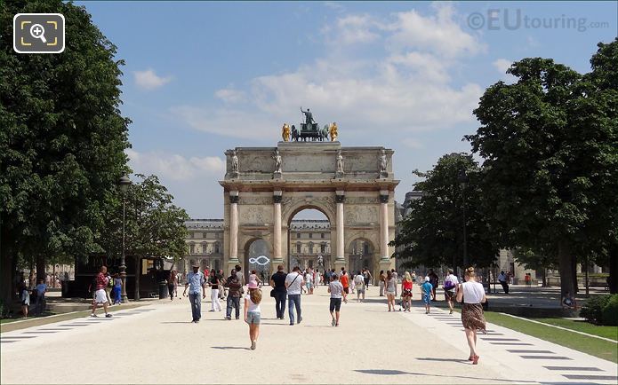 Arc de Triomphe du Carrousel back side