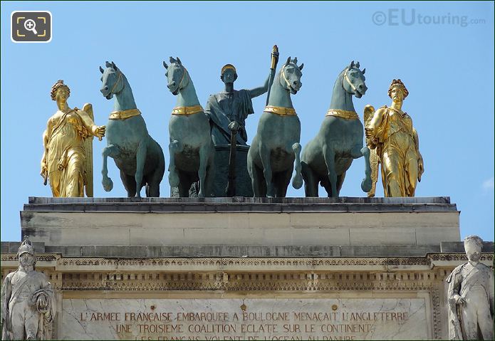 Arc de Triomphe du Carrousel Horses of Saint Mark statues