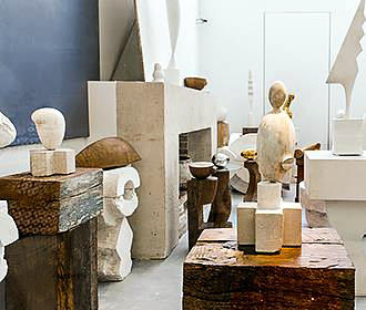 Atelier Brancusi museum display