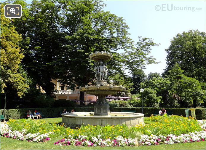 Fountain in Jardins du Champs Elysees