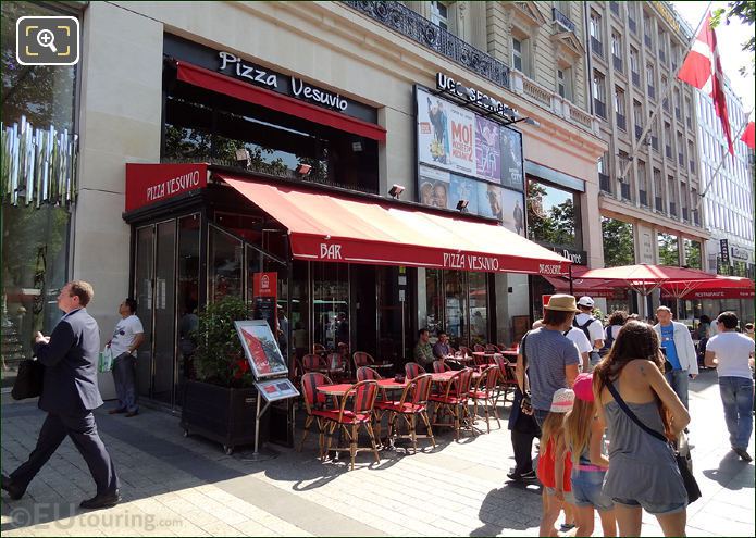 Pizza Vesuvio, Avenue des Champs Elysees