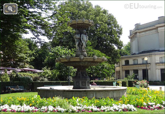 Jardins des Champs Elysees water fountain