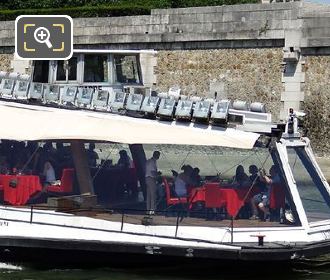 Bateaux Mouches lunch cruise on the River Seine