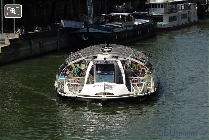 Batobus called the Trocadero Water Bus