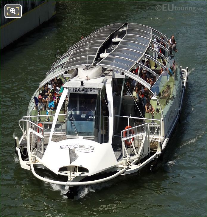 Batobus boat called the Trocadero