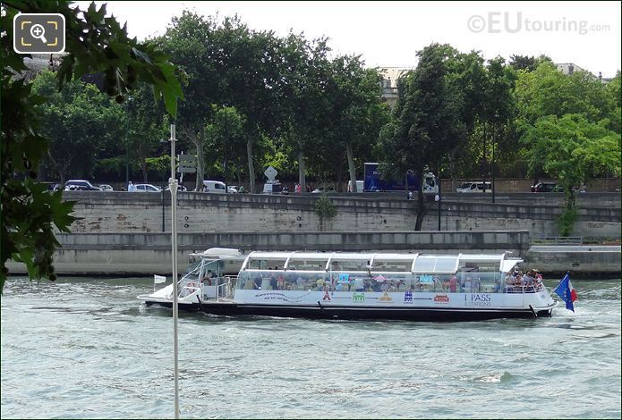 Batobus trimaran on River Seine