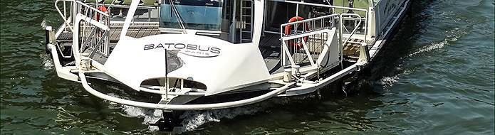 Batobus boat bow