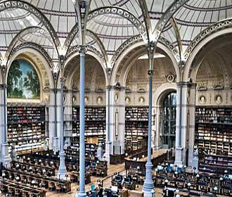 Bibliotheque Richelieu-Louvois central hall