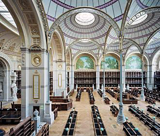 Bibliotheque Richelieu-Louvois grand hall