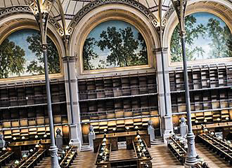 Murals inside Bibliotheque Richelieu-Louvois