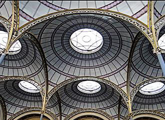 Dome ceilings of Bibliotheque Richelieu-Louvois
