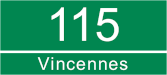 Paris bus 115 Vincennes