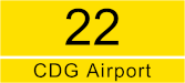 Paris bus 22 CDG Airport