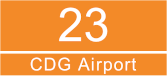 Paris bus 23 CDG Airport