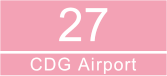 Paris bus 27 CDG Airport