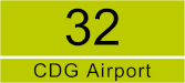 Paris bus 32 CDG Airport