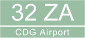 Paris bus 32 ZA CDG Airport