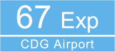 Paris bus express 67 CDG Airport