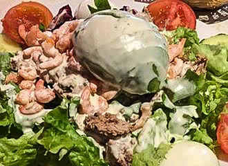 Cafe Marco Polo prawn salad