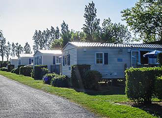 French campsite static caravans