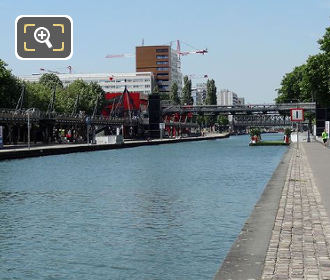 Allee du Canal Canal de l'Ourcq