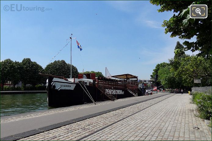 Canal de l'Ourcq Peniche Cinema