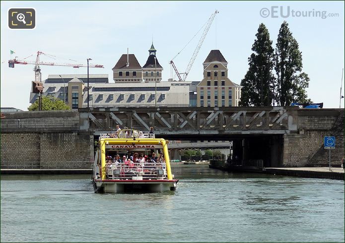 Canauxrama cruise Canal de l'Ourcq