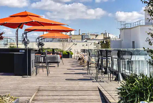 Canopy by Hilton Paris Trocadero rooftop terrace
