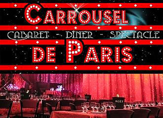 Carrousel de Paris cabaret tables