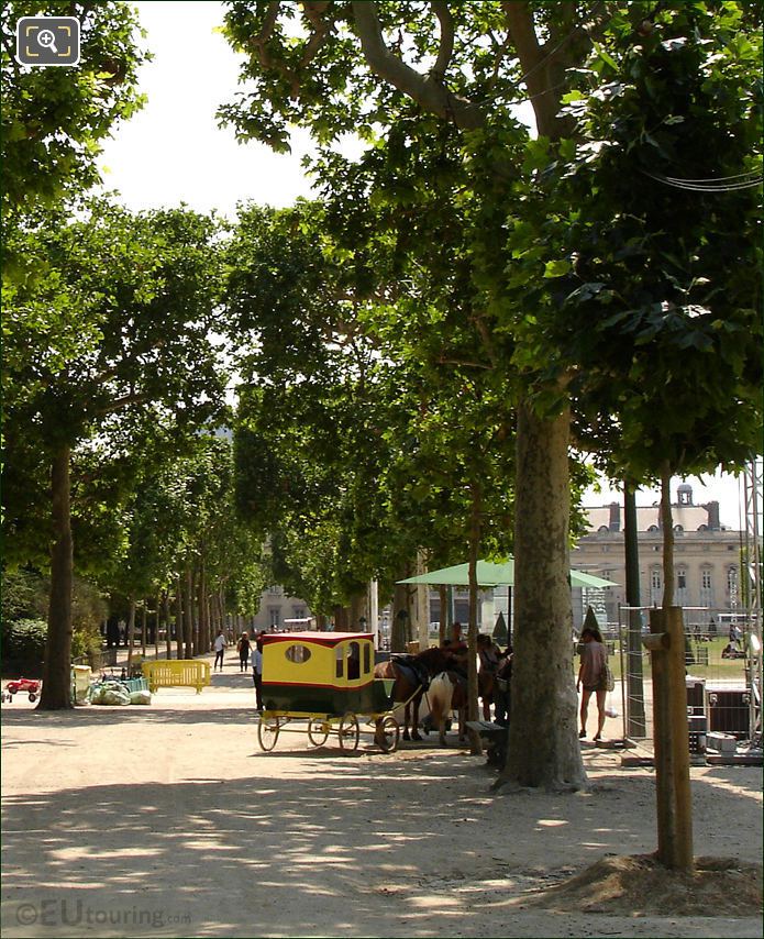 Horse drawn carrriage rides Champ de Mars