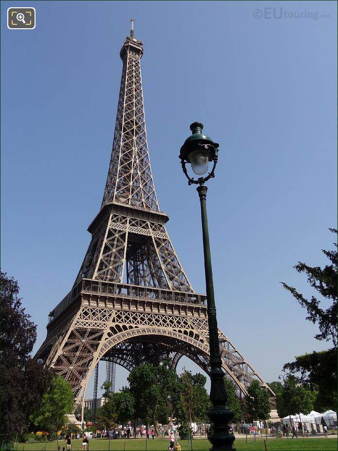 Champ de Mars ornate lamp post