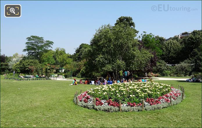 Champ de Mars flower beds