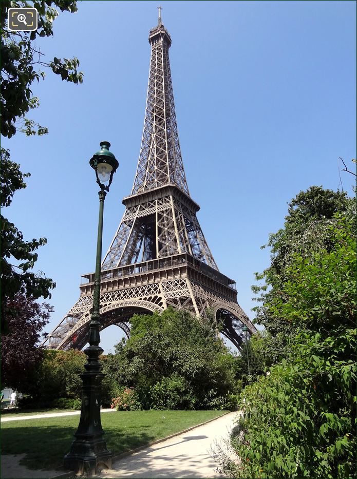 The Champ de Mars gardens