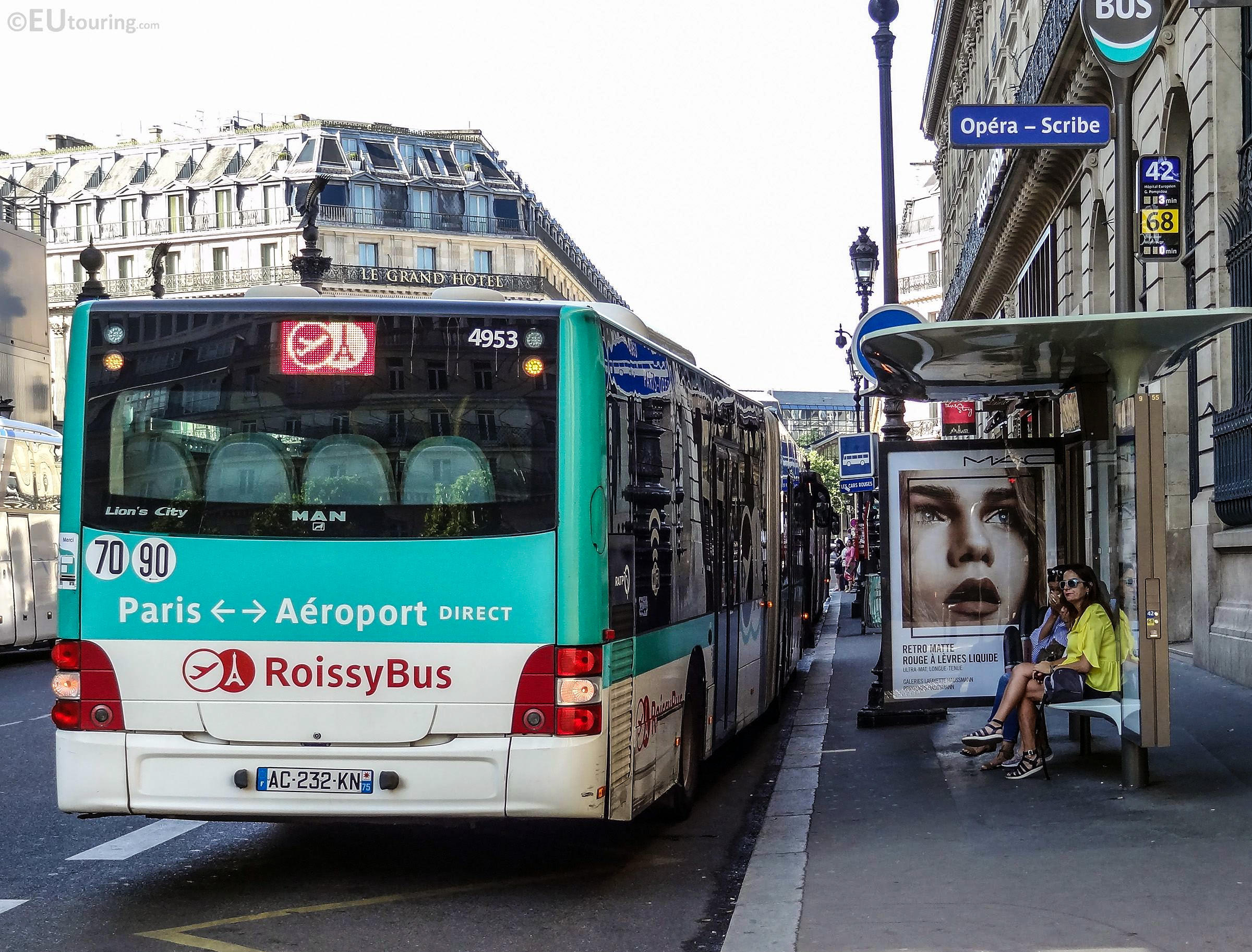 bus tours aeroport charles de gaulle