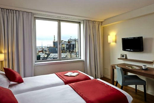 Citadines Place d'Italie apartment twin room