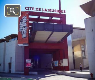 Cite de la Musique entrance