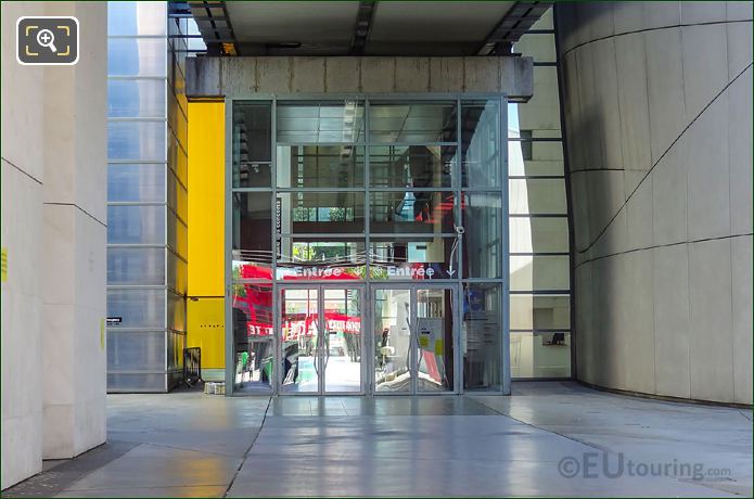 Cite de la Musique glass entrance