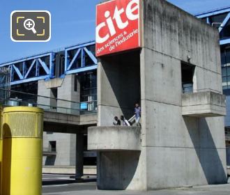 Cite des Sciences stairway tower