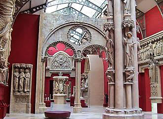 Sculptures inside Cite de l’Architecture et du Patrimoine